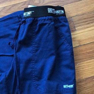 Navy Blue Greys Anatomy Scrub Pants